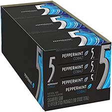 5 Gum Cobalt Peppermint 15ct 12pk